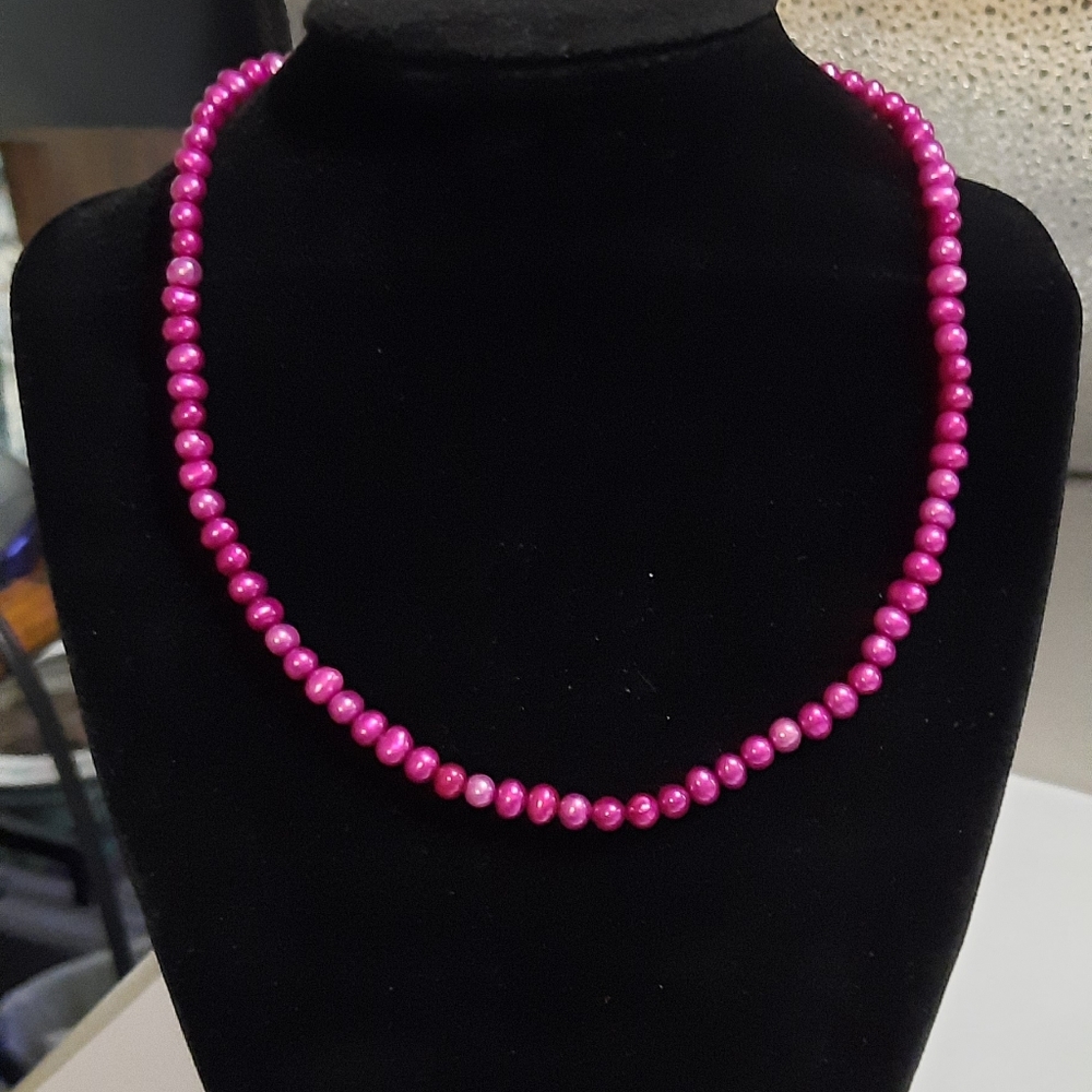 Purple Culture Freshwater Pearl Necklace